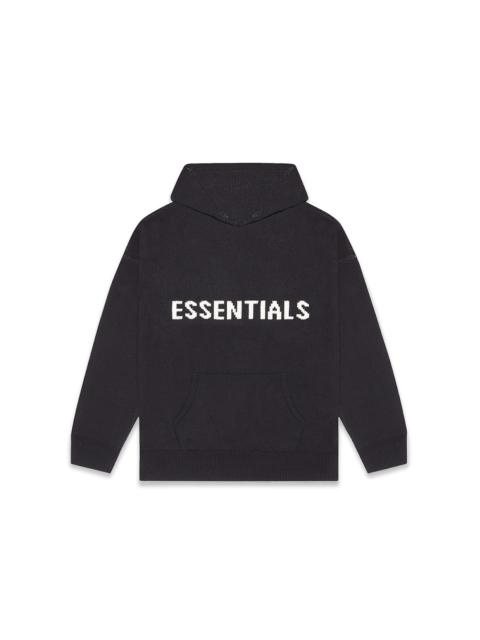 Fear of God Essentials Knit Hoodie (FW20) Dark Slate/Stretch Limo/Black