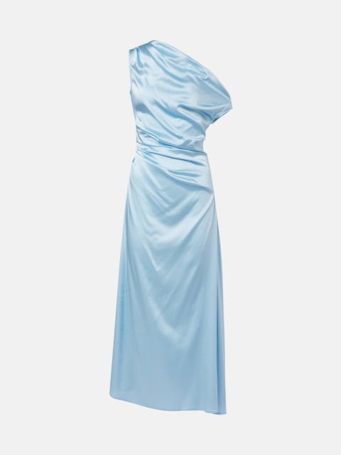 Phare silk-blend satin cocktail dress