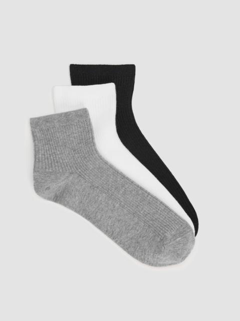 Cotton Ankle Sock 3-Pack