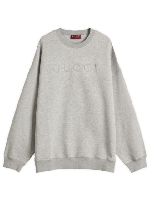Gucci Embossed Logo Sweatshirt