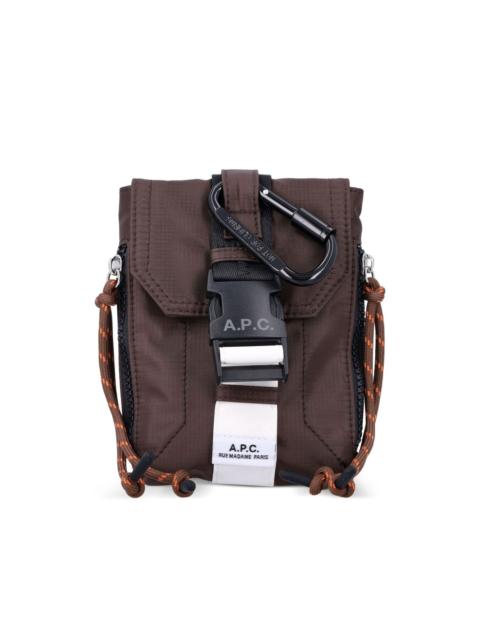 carabiner detail shoulder bag