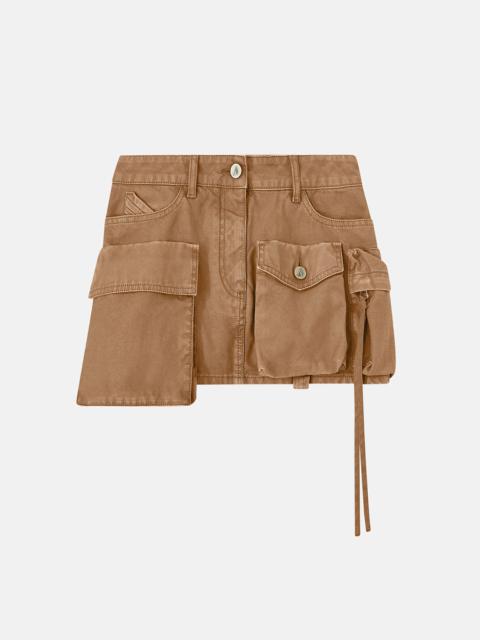 ''FAY'' KHAKI MINI SKIRT