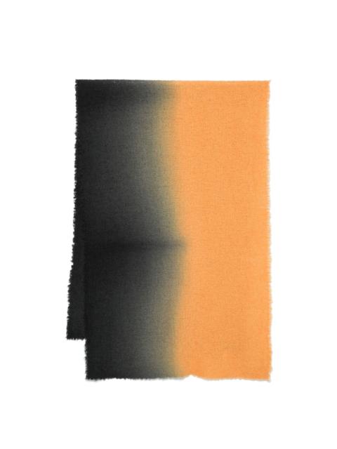 gradient-effect scarf