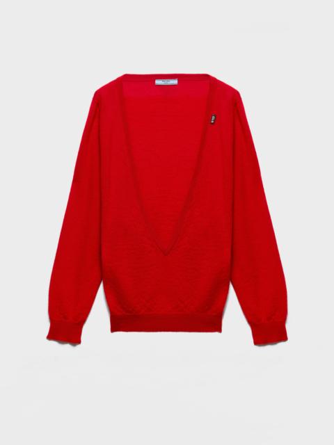 Cashmere V-neck sweater