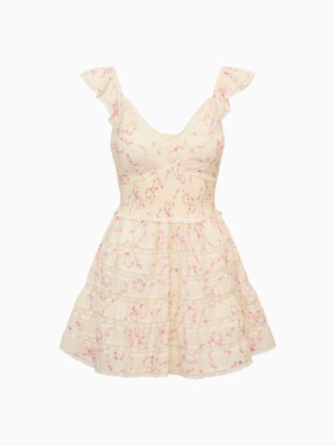 Finny Cotton Luna Rosa Fleur Mini Dress