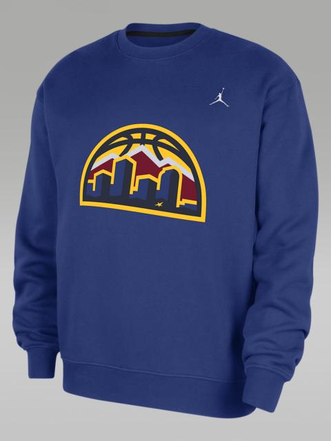 Denver Nuggets Statement Essentials Men's Jordan NBA Fleece Crew-Neck Sweatshirt