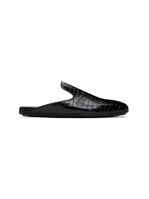 Black Roma Slippers