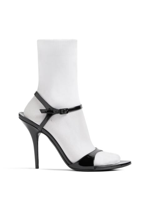 Women's Avenue Sock 110mm Sandal  in Black/white