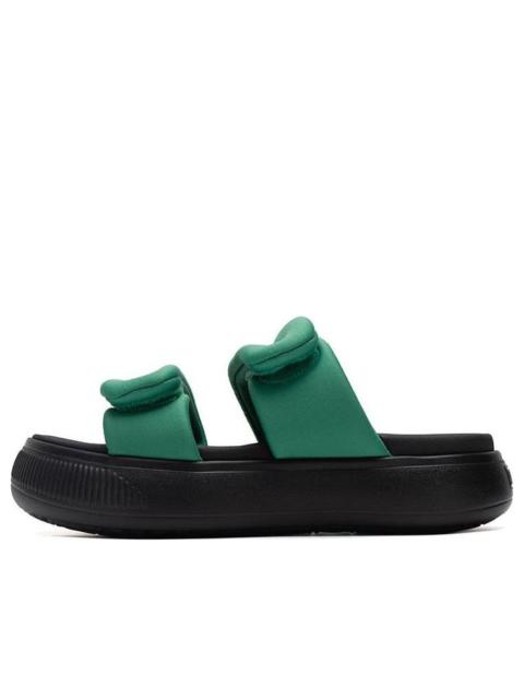 (WMNS) PUMA Mayu Puffy Slides 'Green Black' 399450-03