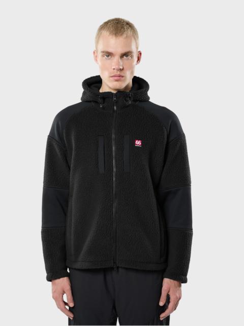 Tindur Shearling Zipped Hoodie