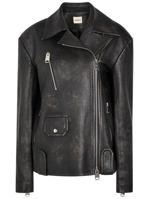 Khaite Catalina Leather Jacket