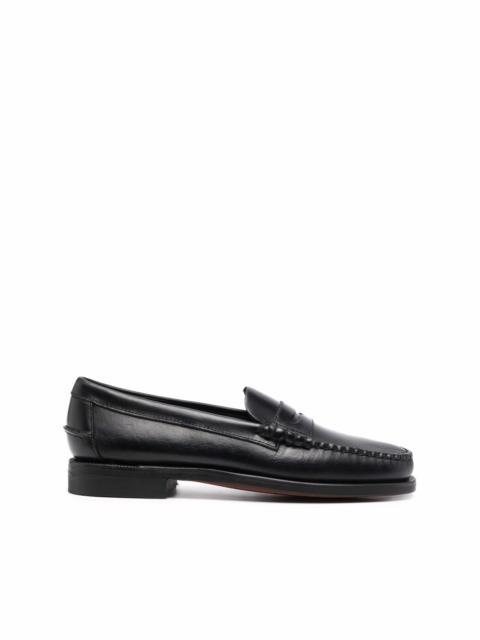 slip-on leather loafers