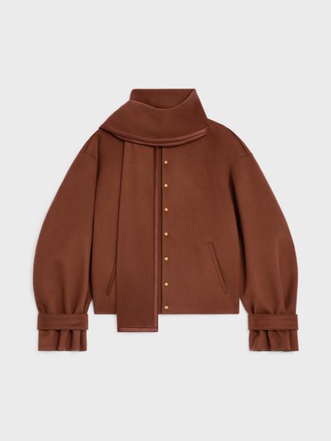 scarf jacket IN WOOL CLOTH