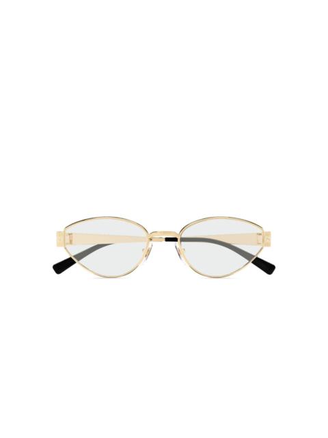 cat-eye frame glasses