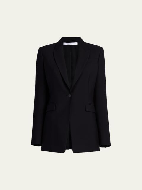 Single Button Blazer Jacket