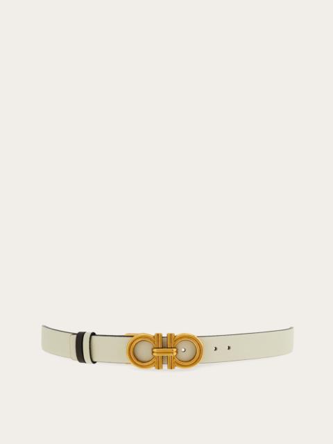 Reversible and adjustable Gancini belt
