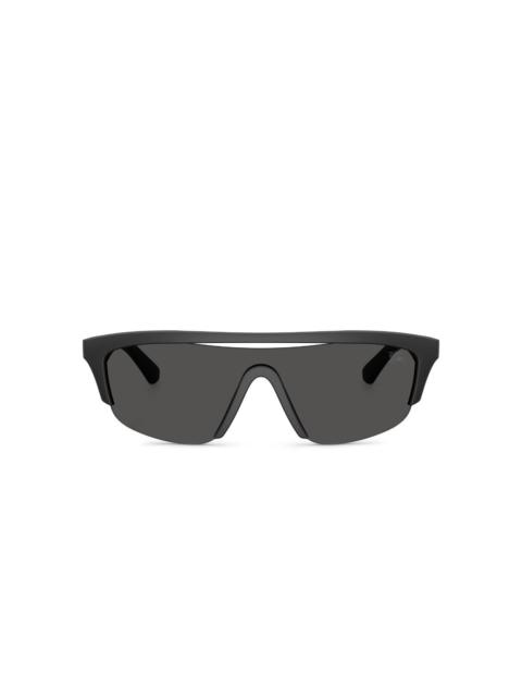 shield-frame sunglasses