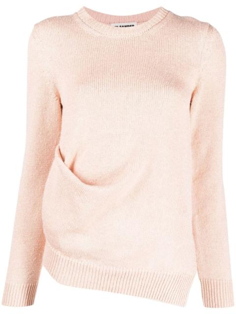 fine-knit long-sleeve jumper