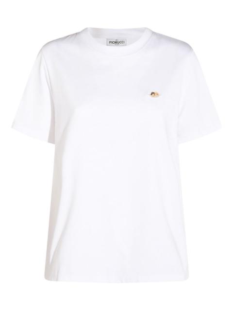 angel-embellished T-shirt