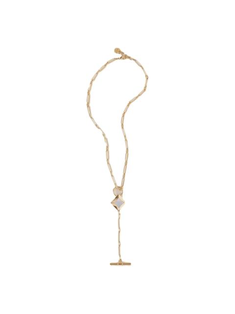 Iris mother-of-pearl necklace