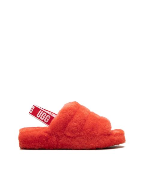 Fluff Yeah "Red Currant" slippers