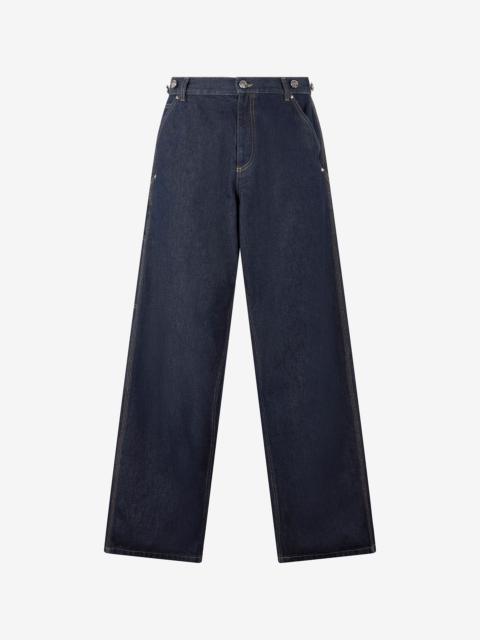 Wide-Leg Jeans with RC Monogram