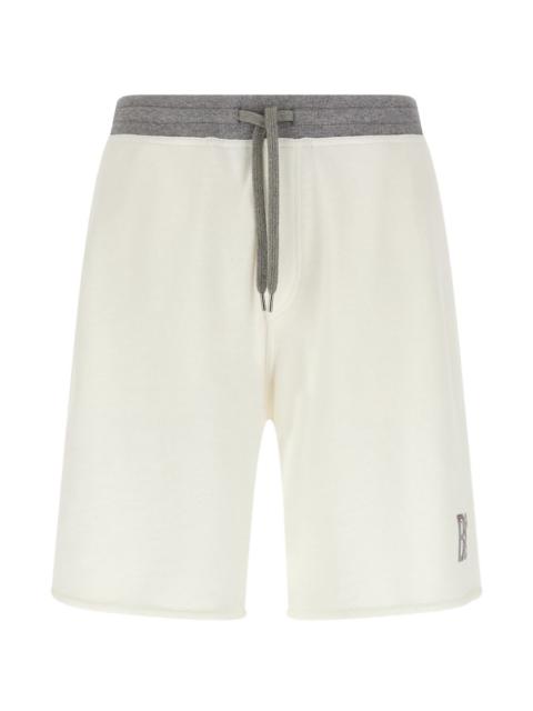 logo-print track shorts
