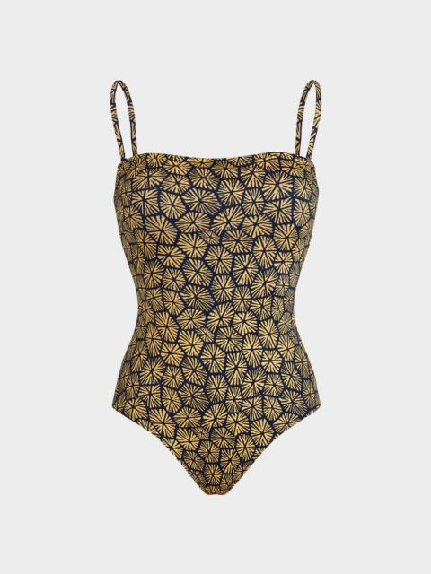 Women Bustier One-piece Swimsuit Carapaces
