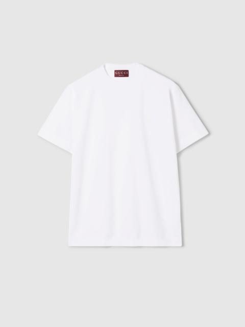Cotton jersey T-shirt with embroidery