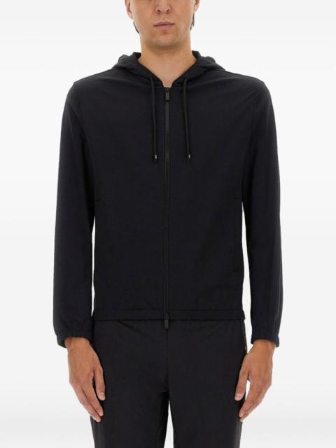 hooded zip jacket