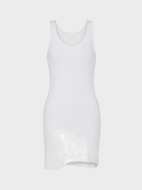 Taped Rib Mini Dress