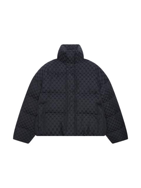 Gucci x Balenciaga The Hacker Project Hacker BB Puffer Jacket Black Dark Grey