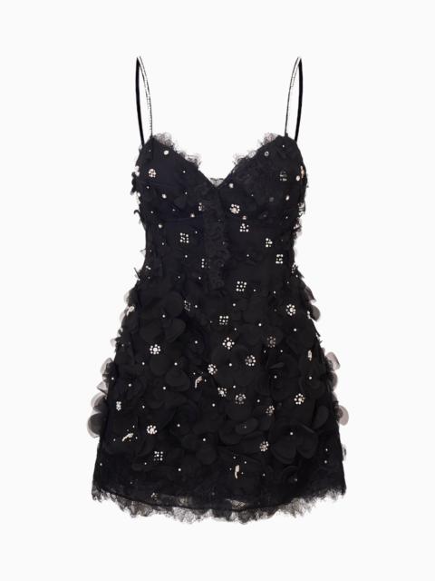Ambessa Embellished Organza Mini Dress