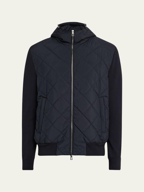 Men's Ampay Quilted Microfiber Bomber Jacket