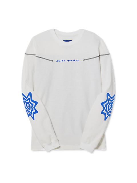 ASICS Novalis Bixance Long Sleeve Top 'White Blue Black' 2203A232-100