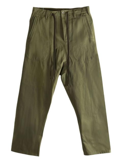 Perch drawstring-waist trousers