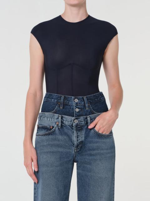 NADIA BODYSUIT IN NAVY