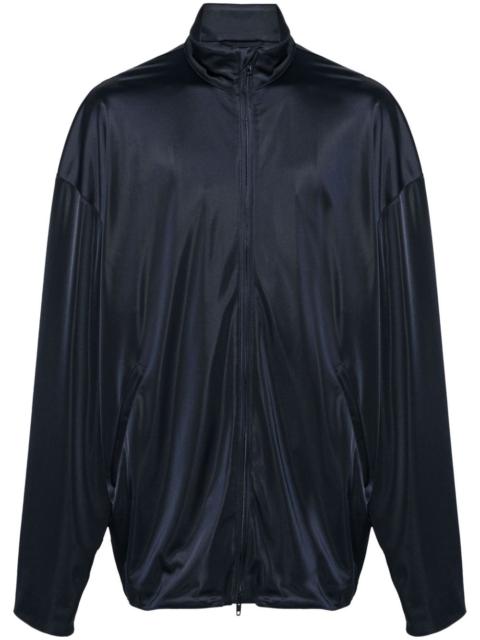 roll-neck zip jacket