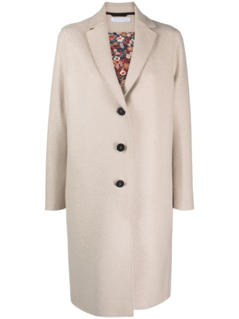 wool single-breasted coat