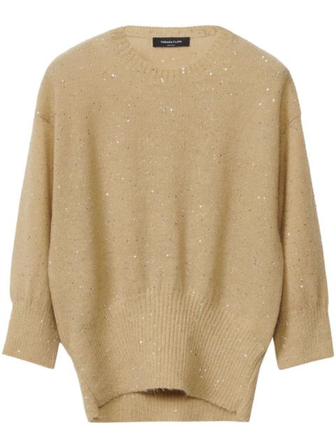 sequined sweater