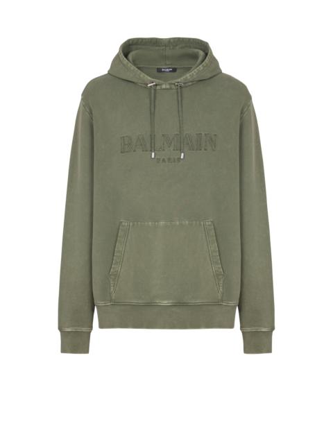 Vintage Balmain embroidered hoodie