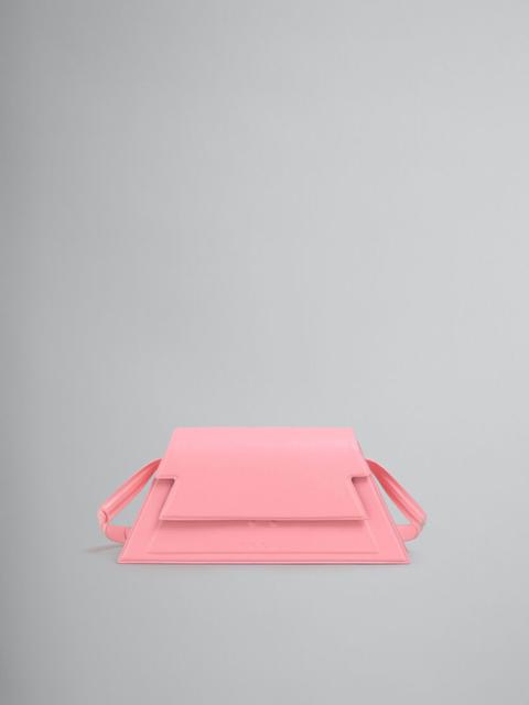 MEDIUM TRUNKOISE BAG IN SMOOTH LIGHT PINK LEATHER