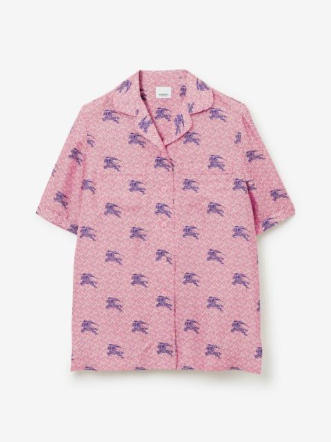 EKD Monogram Silk Pyjama Shirt