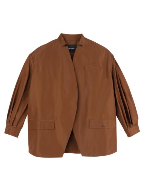 Kimono jacket Cognac - Technical taffeta
