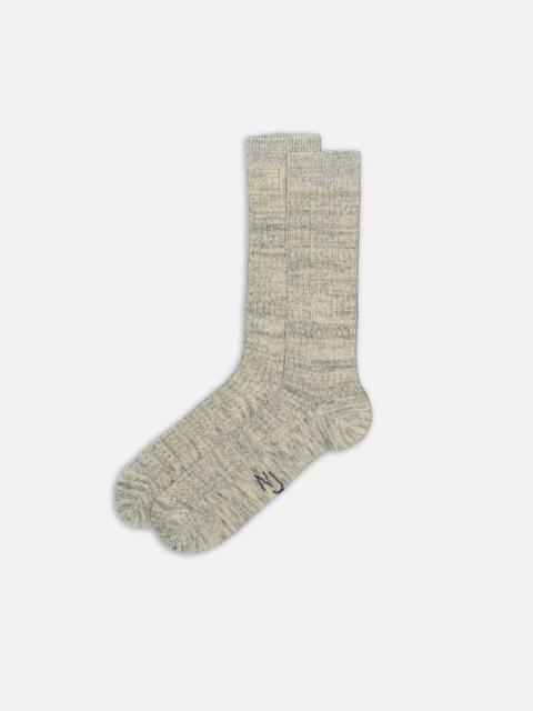 Rasmusson Mens Rib Sock Beigemelange