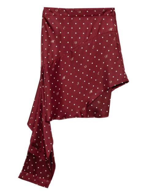 deconstructed pajamas skirt