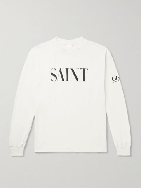 Logo-Print Cotton-Jersey T-Shirt White