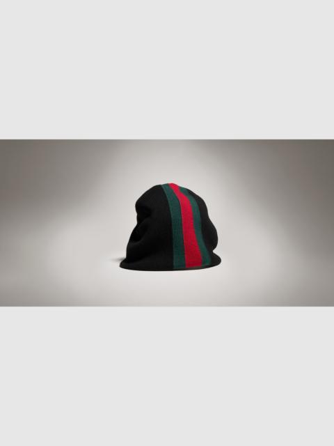 Wool hat with Web