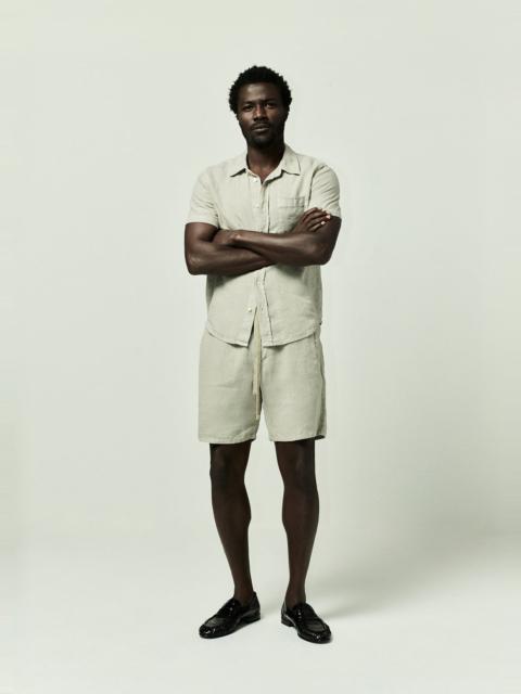 Drawstring Deck Linen Short
In Wheat
