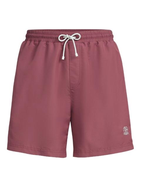 drawstring swim shorts